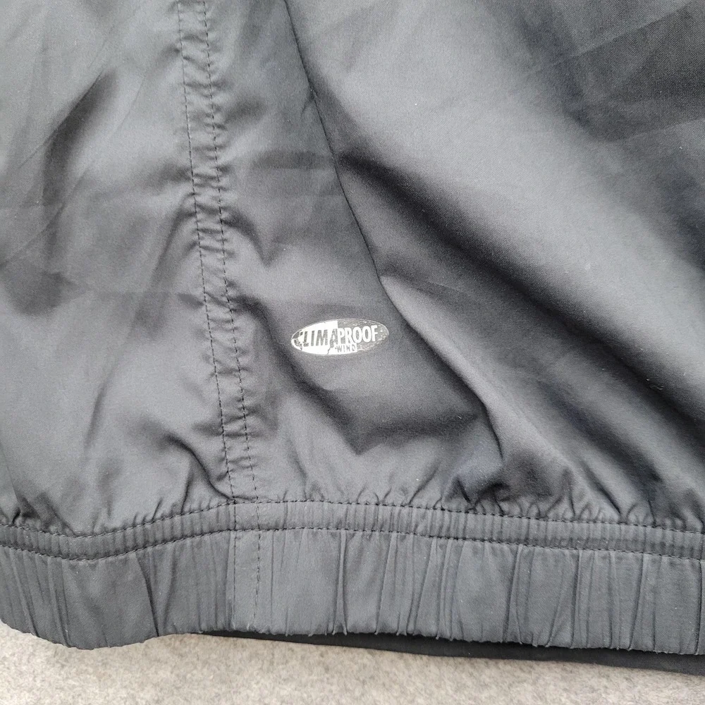 Adidas Jacket Mens 2XL Gray 1/2 Zip‎ Pullover Windbreaker Climaproof Wind